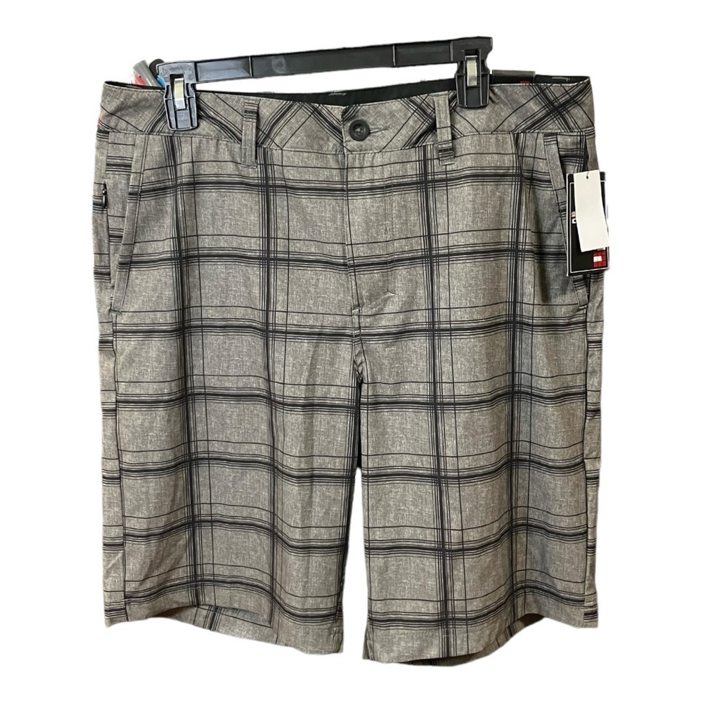 Subculture Gray Plaid Bermuda Shorts Sz 34 NWT